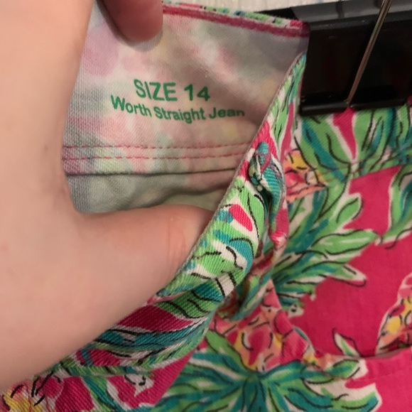 NWOT Lilly Pulitzer Spike The Punch Worth Jean 14 - Picture 3 of 6